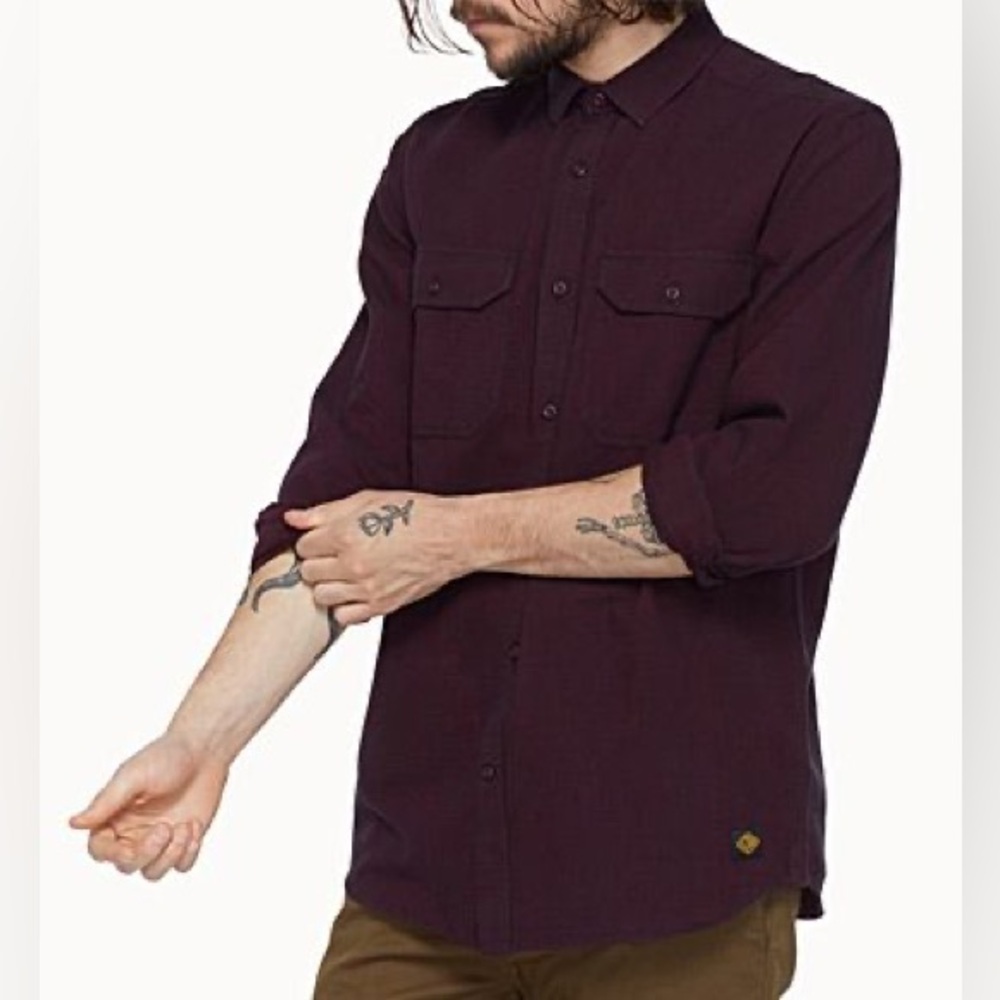 Simons DJAB Cotton Auburn Button Down Size SMALL